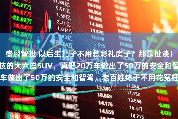 盛鹏智投 以后生儿子不用愁彩礼房子？那是扯淡！但这台带华为全套黑科技的大六座SUV，真把20万车做出了50万的安全和智驾，老百姓终于不用花冤枉钱