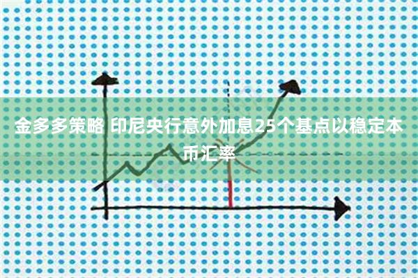 金多多策略 印尼央行意外加息25个基点以稳定本币汇率